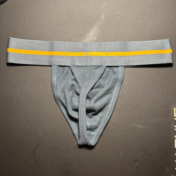 C-IN2 Men's Scrimmage Thong (Small, Channing Charcoal) - Picture 7 of 8
